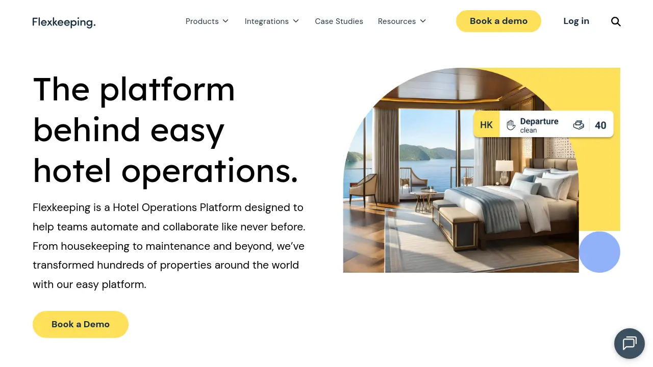 Screenshot of Flexkeeping
