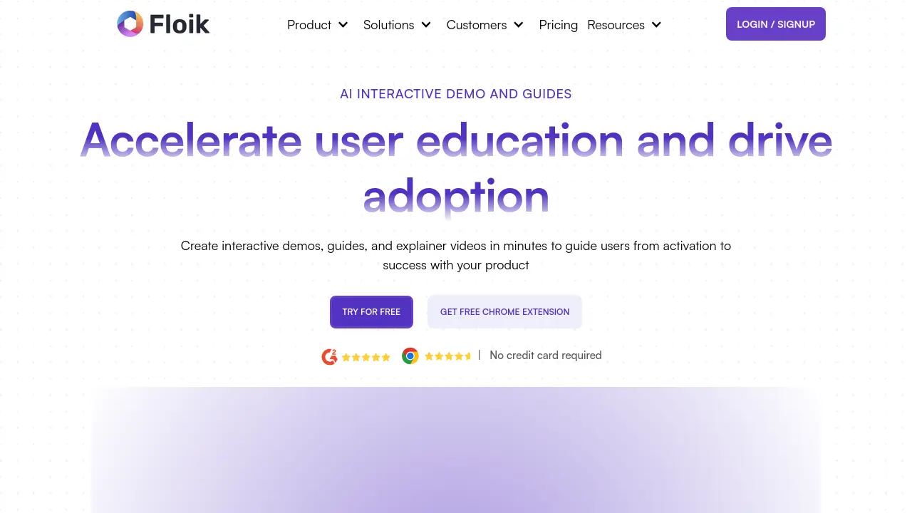 Screenshot of Floik