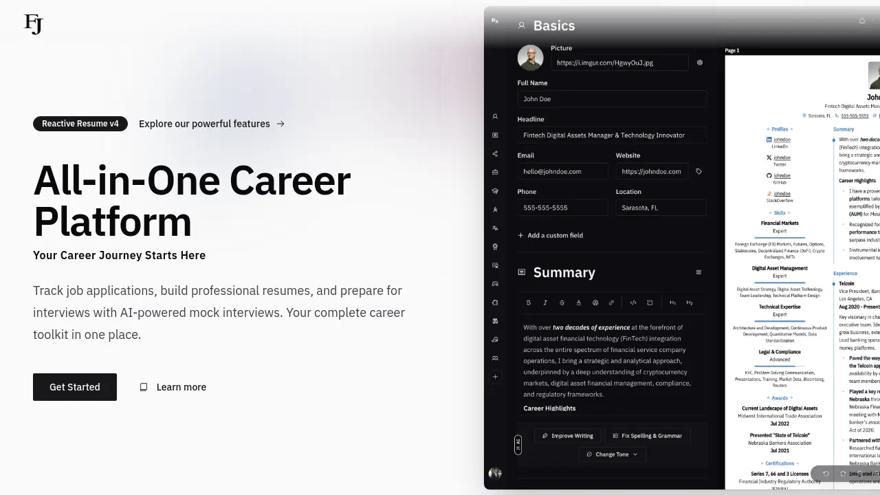 Screenshot of Flow Jobs