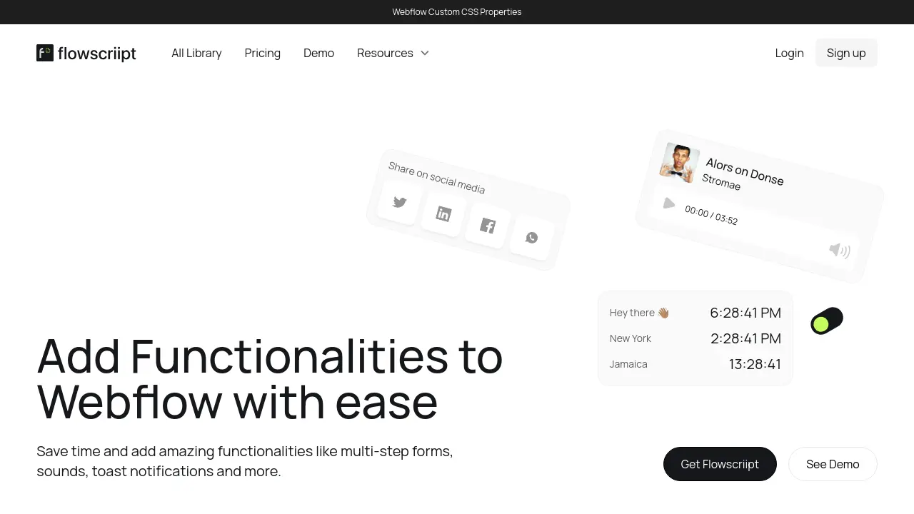 Screenshot of Flowscriipt