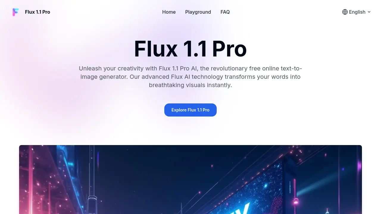 Screenshot of flux1-1.net