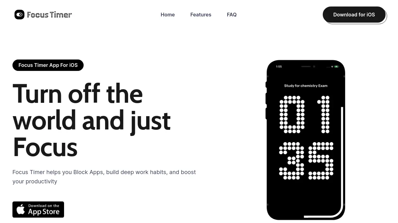 Screenshot of Focus Timer