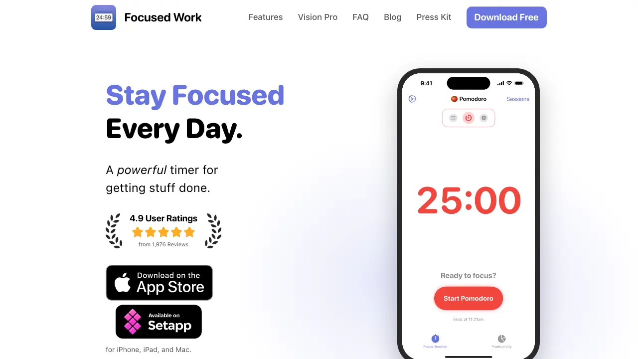 Focused Work