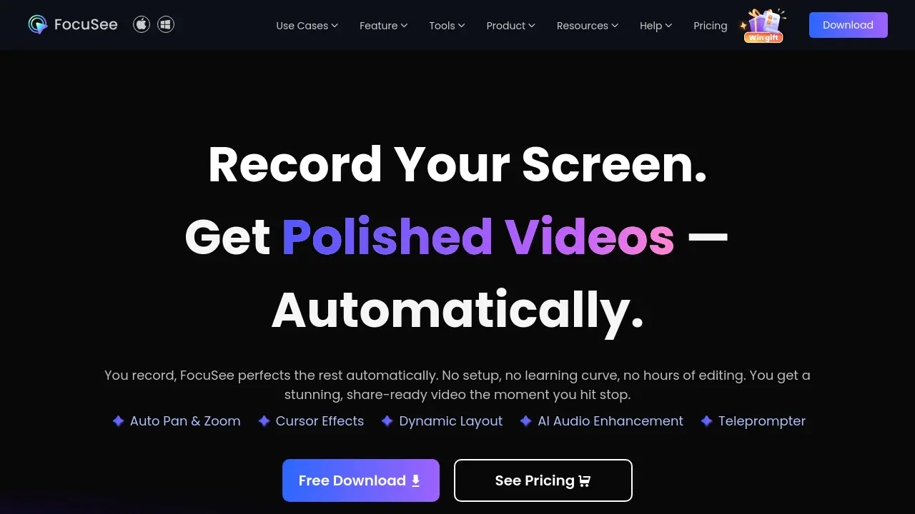 Screenshot of FocuSee