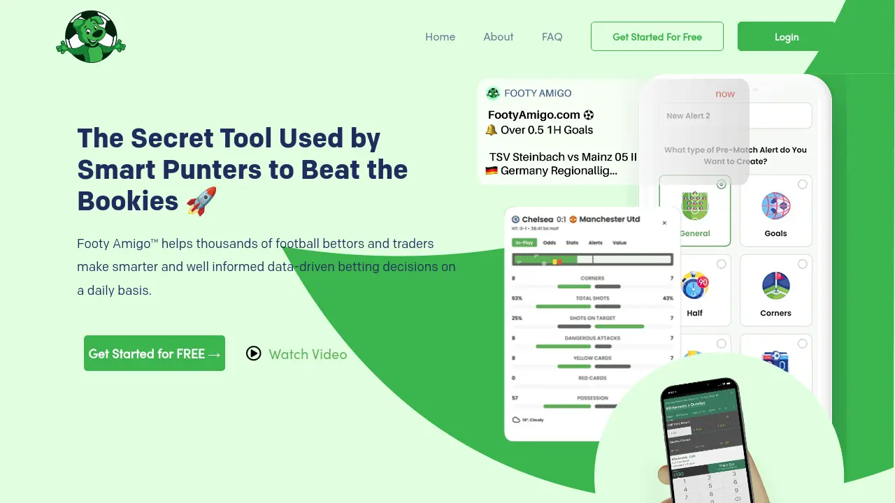 Screenshot of Footy Amigo