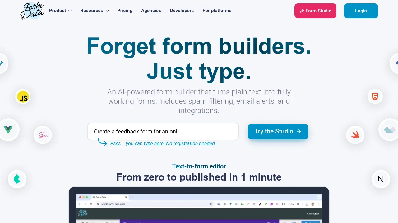 Screenshot of Form-Data