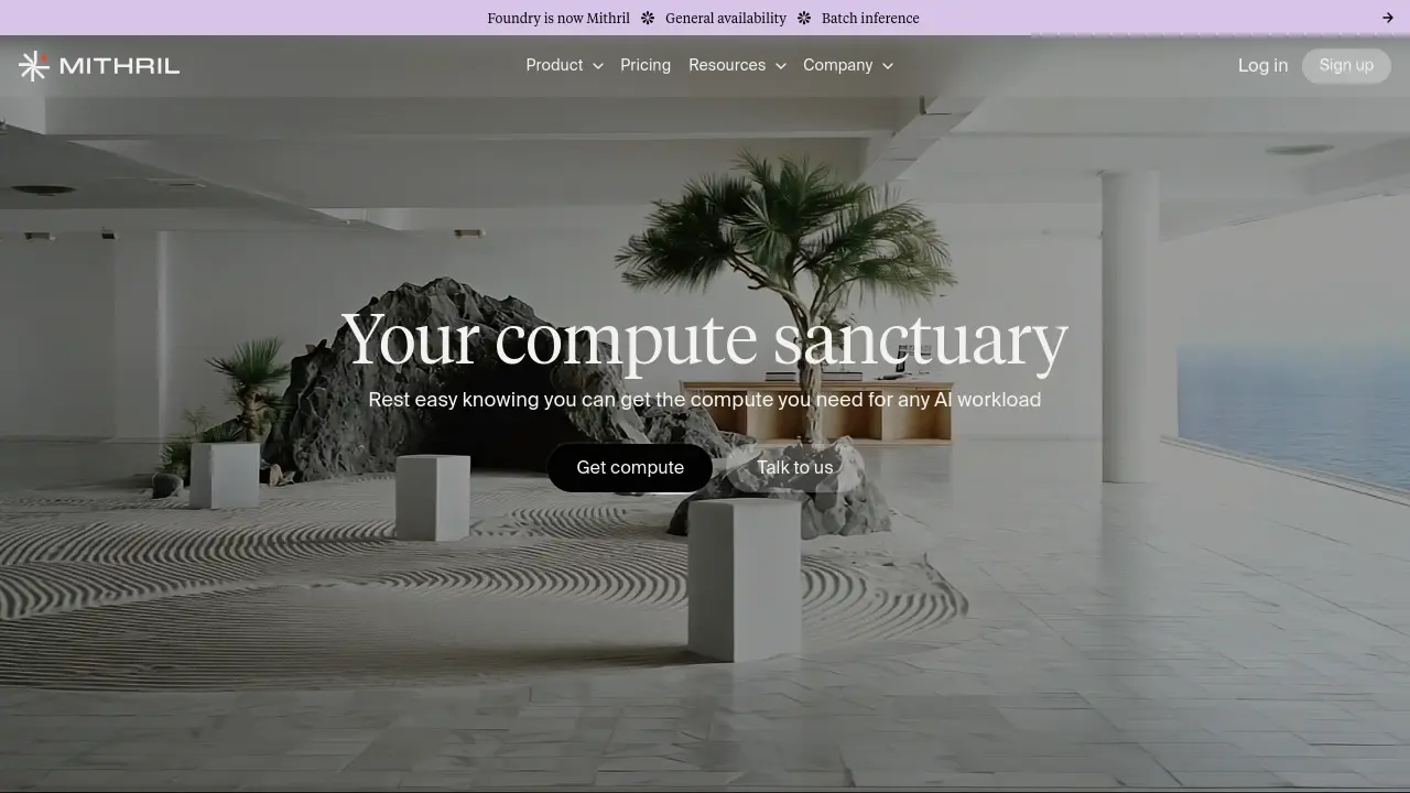 Screenshot of Foundry Cloud Platform
