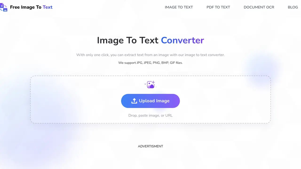 Screenshot of Free Image To Text