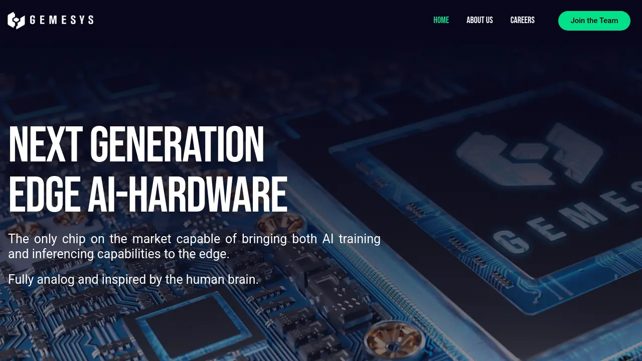 Screenshot of GEMESYS