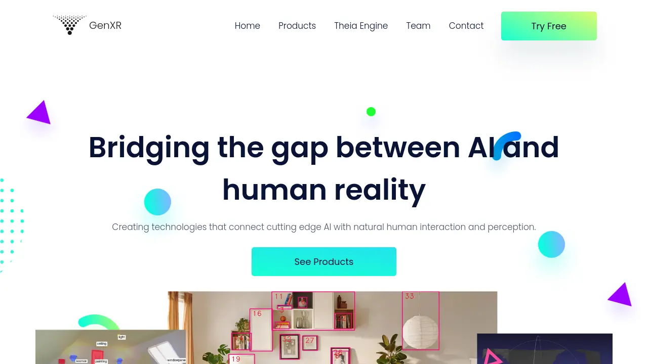 Screenshot of GenXR