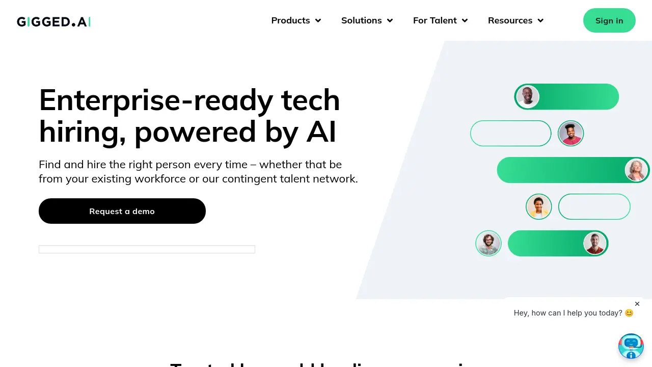 Screenshot of Gigged.AI
