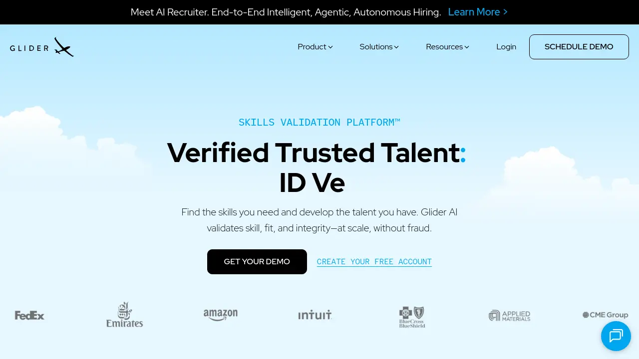 Screenshot of Glider AI