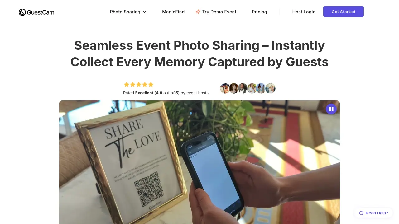 Screenshot of GuestCam
