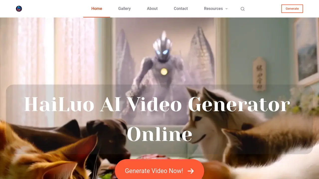 Screenshot of Hailuo AI
