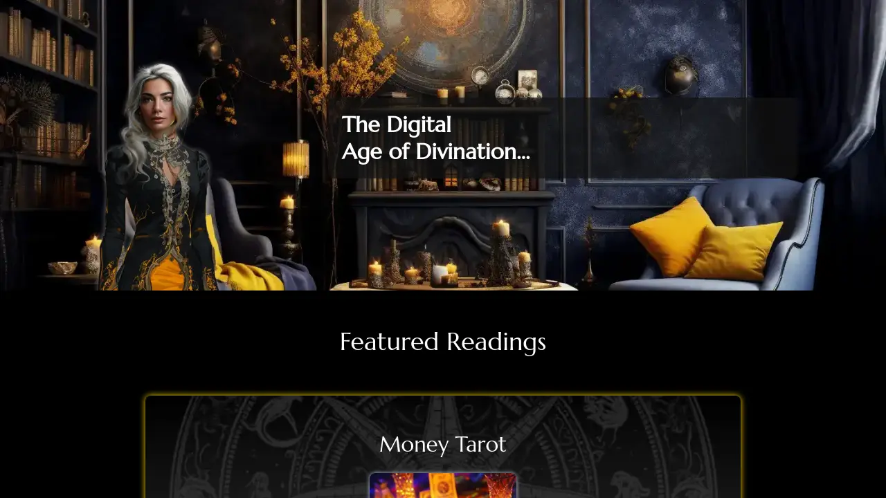 Screenshot of Hall of Tarot