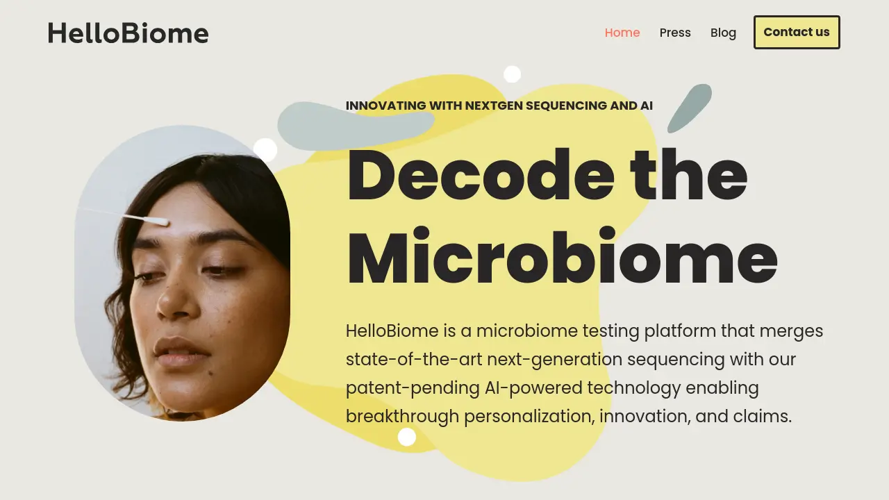 Screenshot of HelloBiome