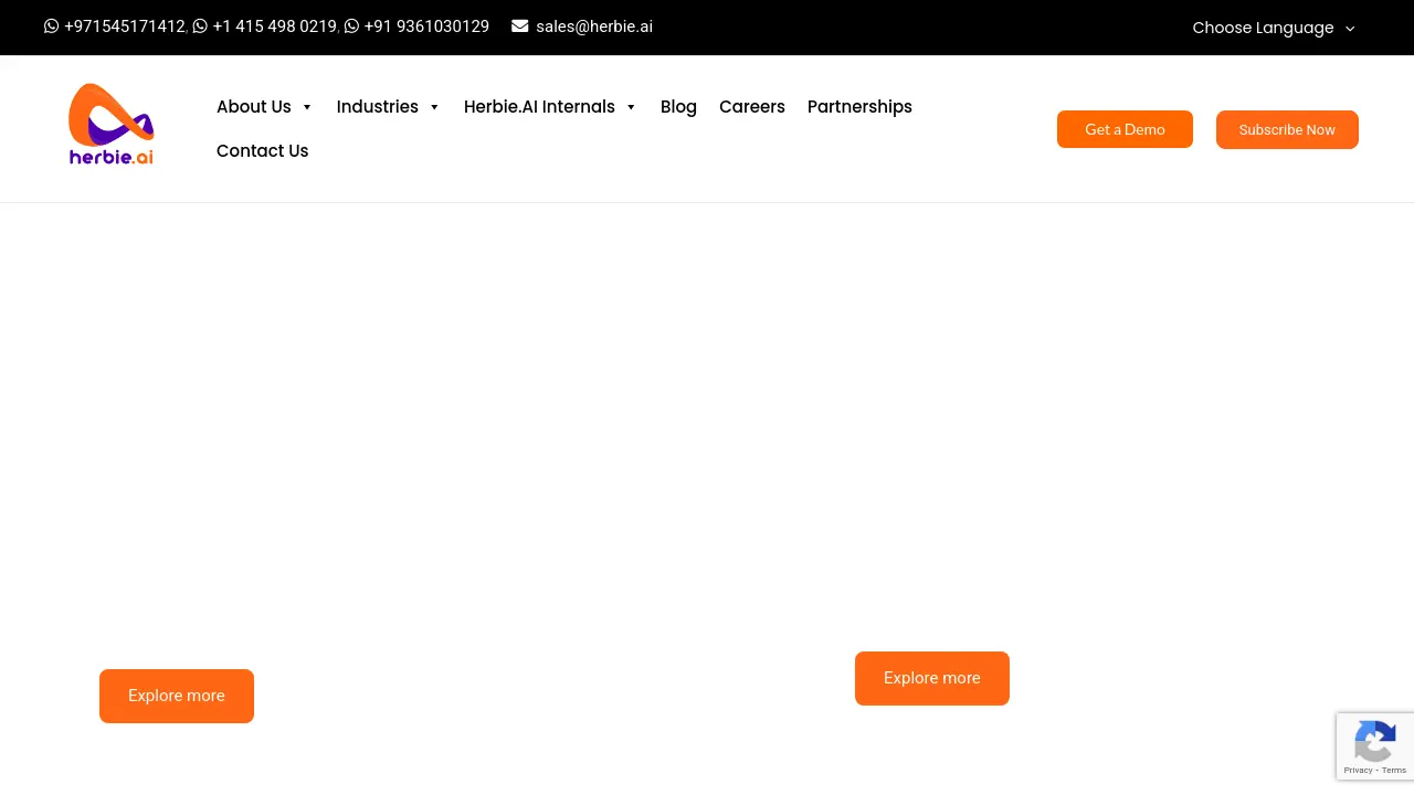 Screenshot of Herbie.AI