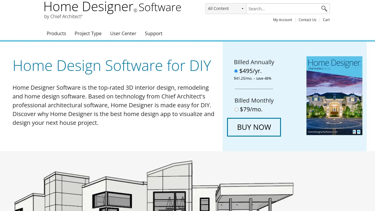 Screenshot of Home Designer Software