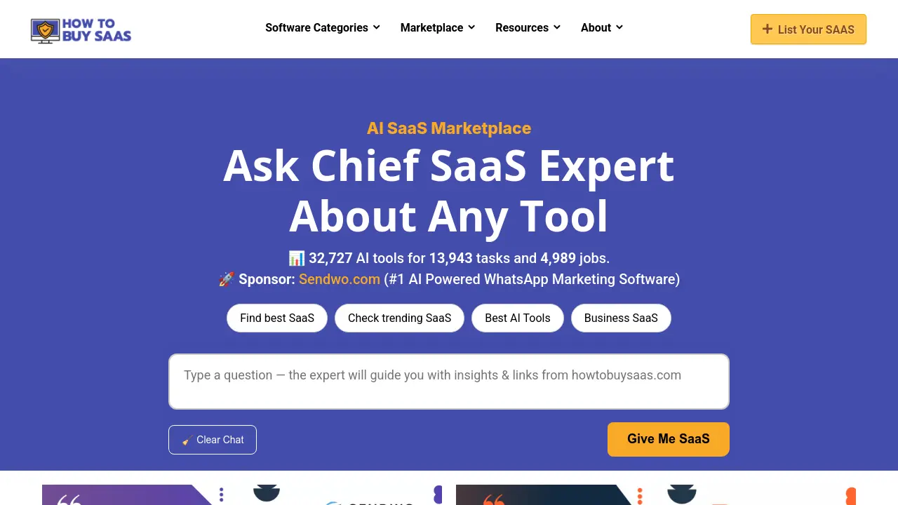 Screenshot of How To Buy SaaS