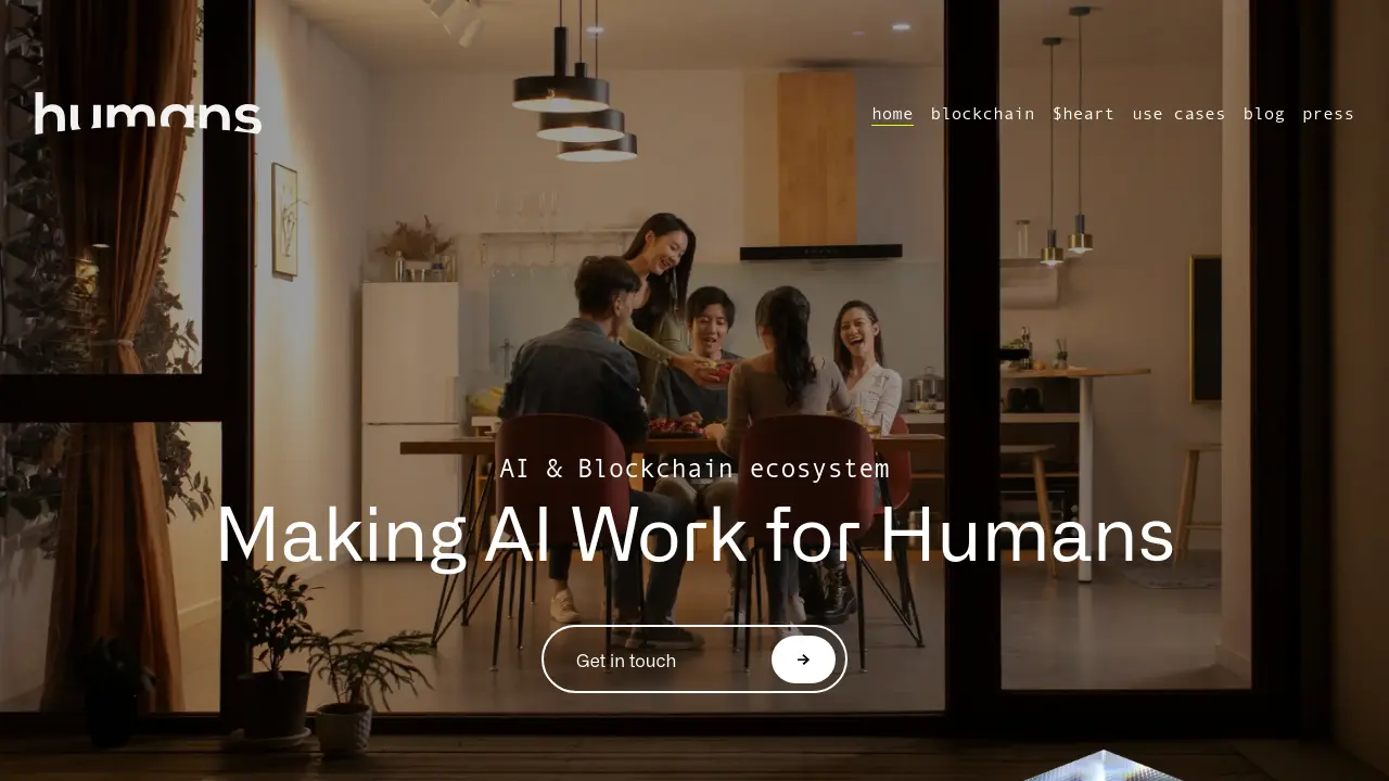 Screenshot of Humans AI Platform