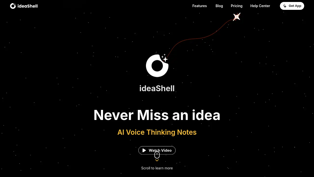 Screenshot of ideaShell