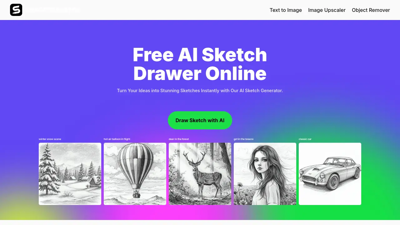 Screenshot of ImageToSketch