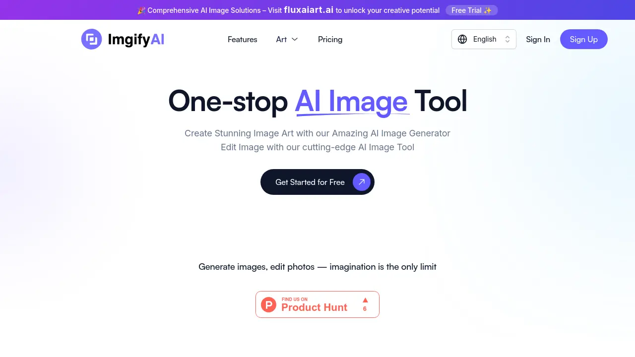 Screenshot of ImgifyAI