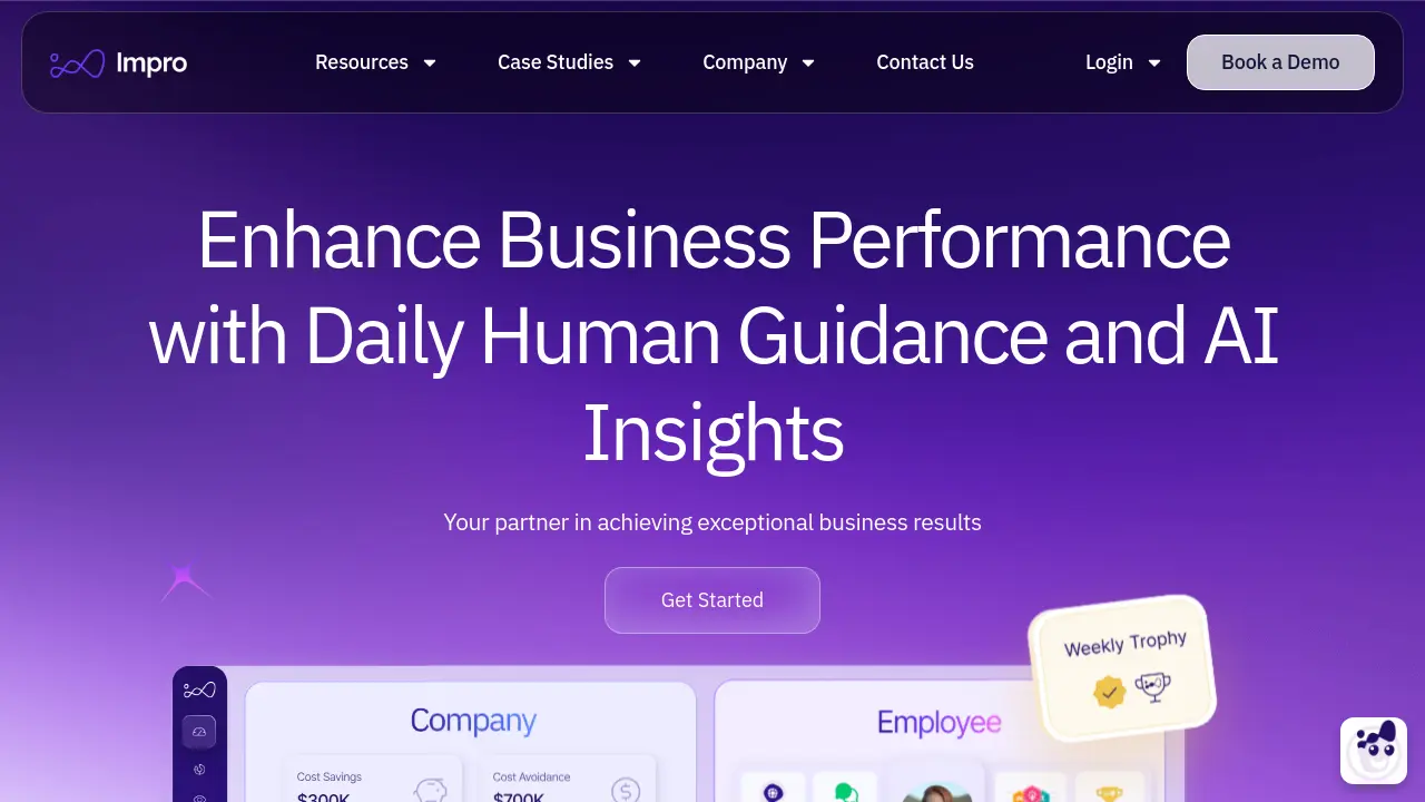 Screenshot of Impro.AI