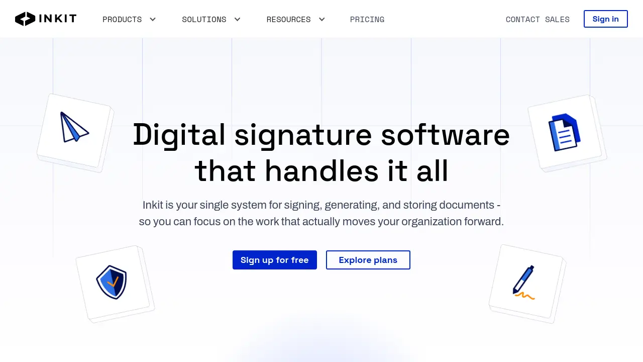 Screenshot of Inkit