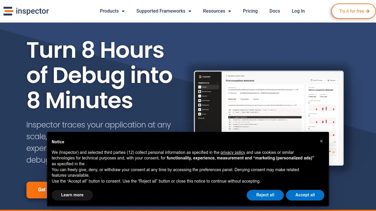 Screenshot of Inspector
