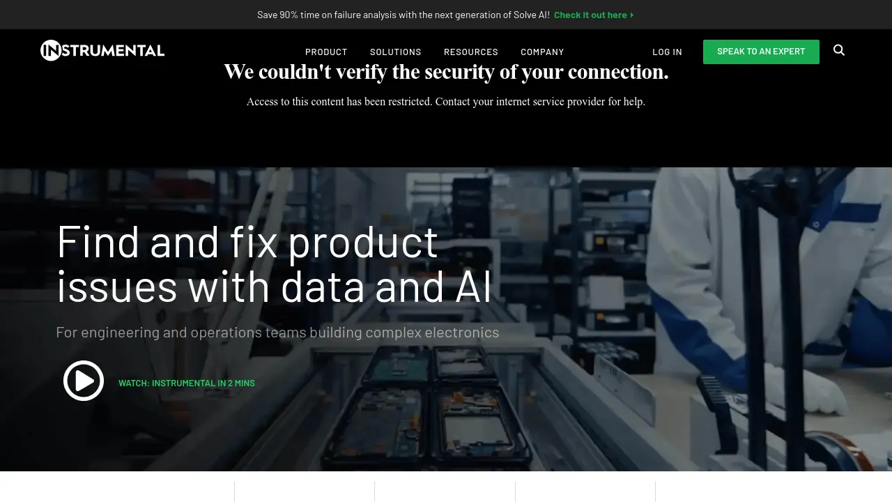 Screenshot of Instrumental