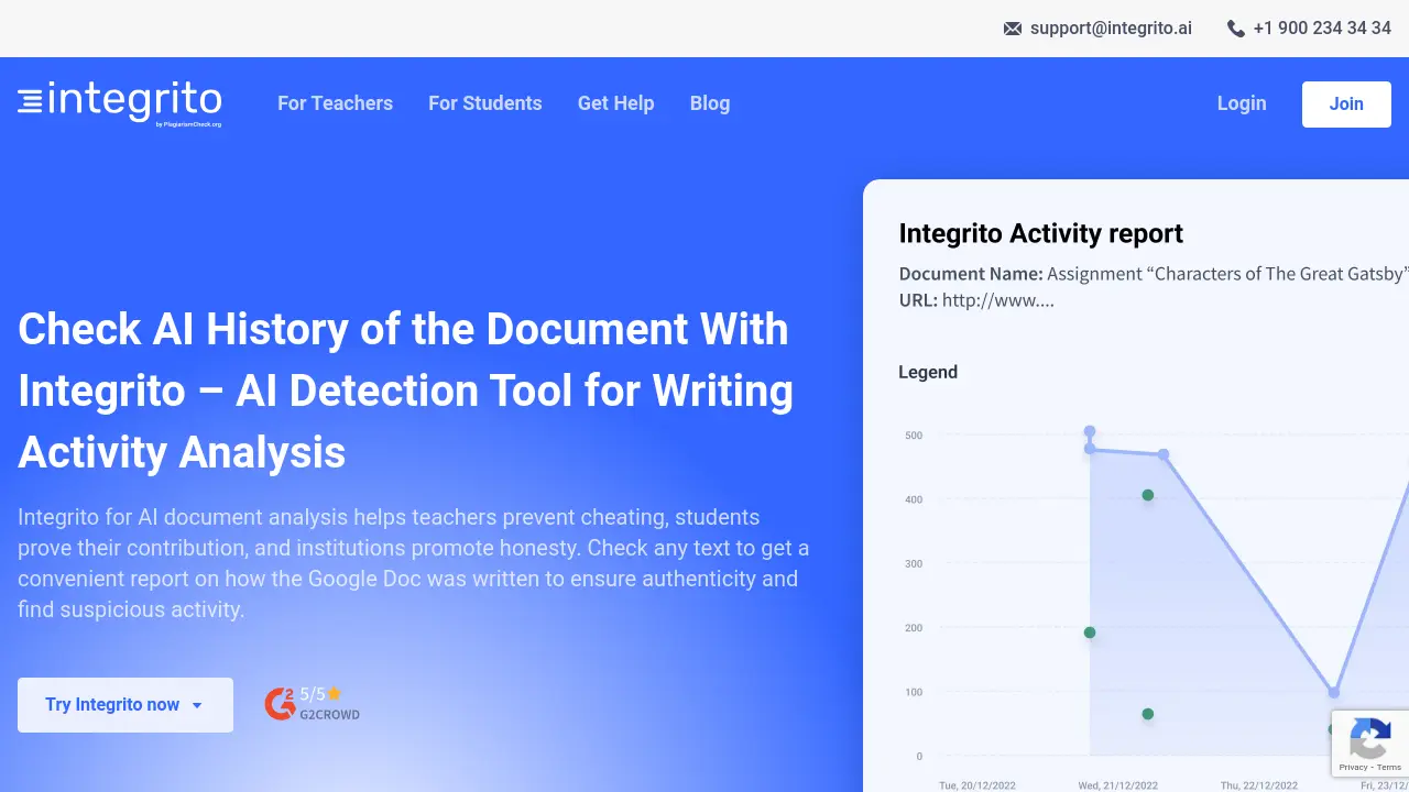 Screenshot of Integrito