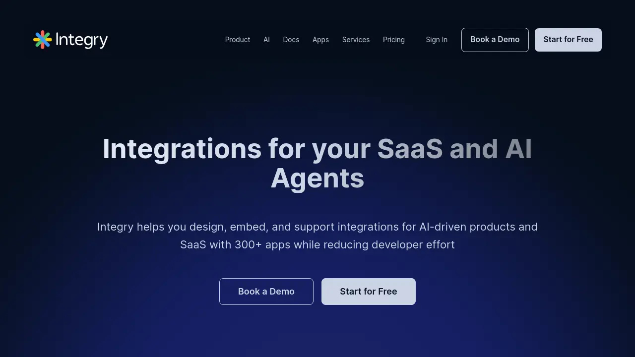 Screenshot of Integry