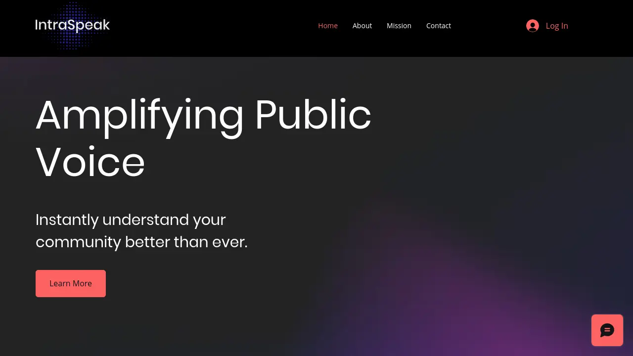 Screenshot of IntraSpeak