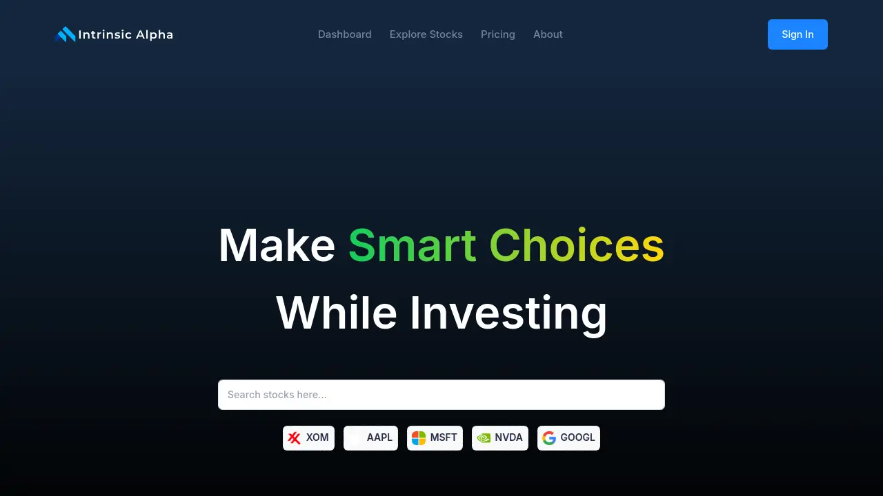 Screenshot of IntrinsicAlpha