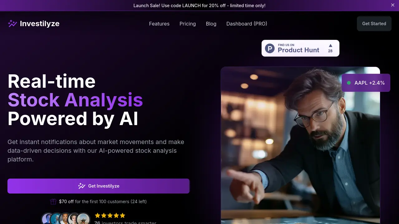 Screenshot of Investilyze