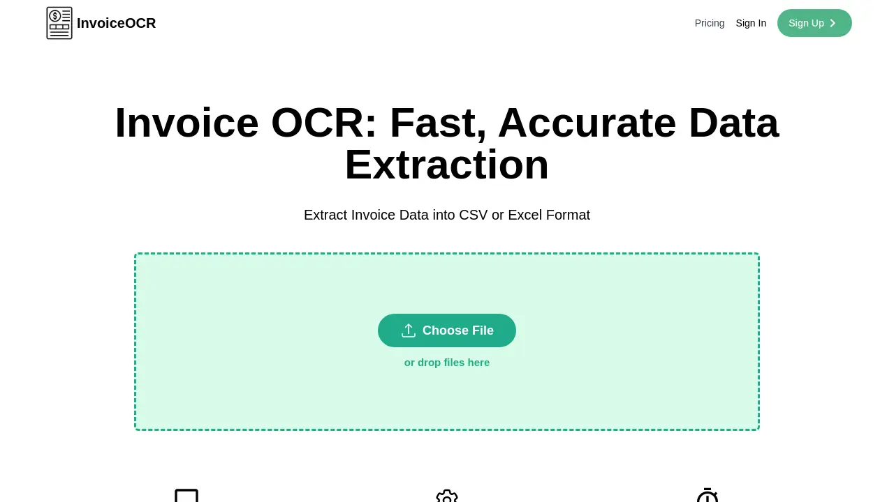 Screenshot of InvoiceOCR