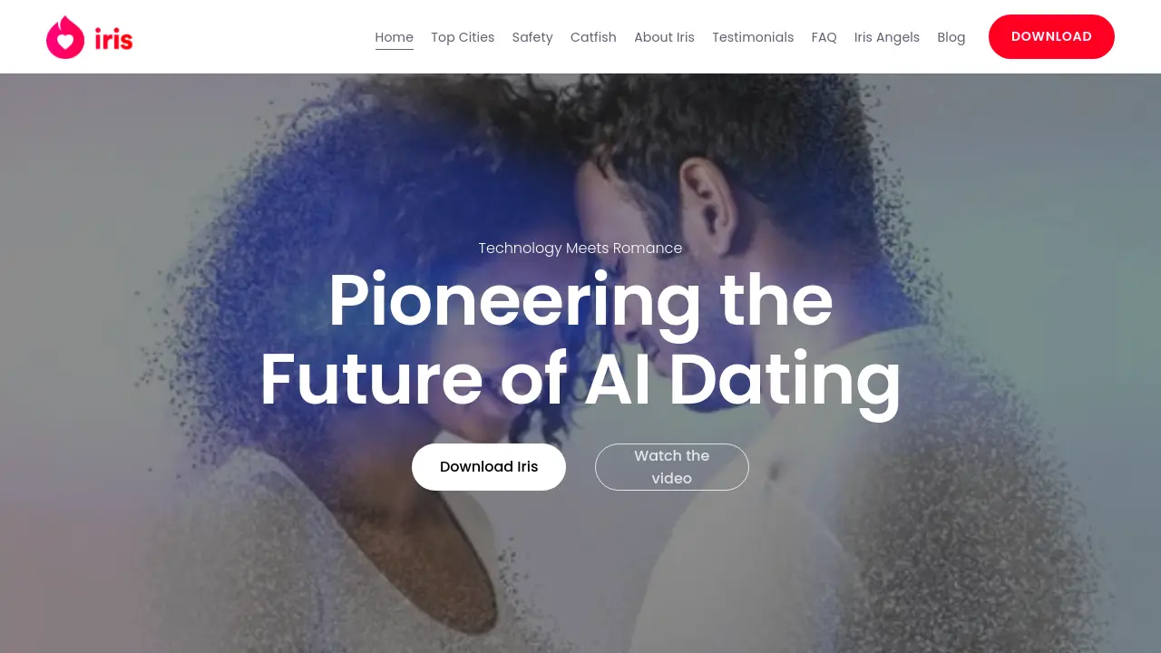 Screenshot of Iris Dating