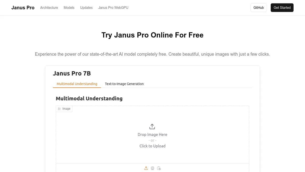 Screenshot of januspro.run