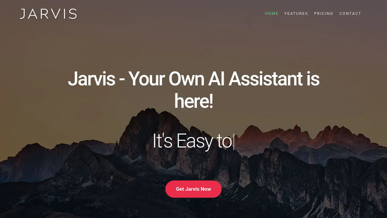 Screenshot of Jarvis