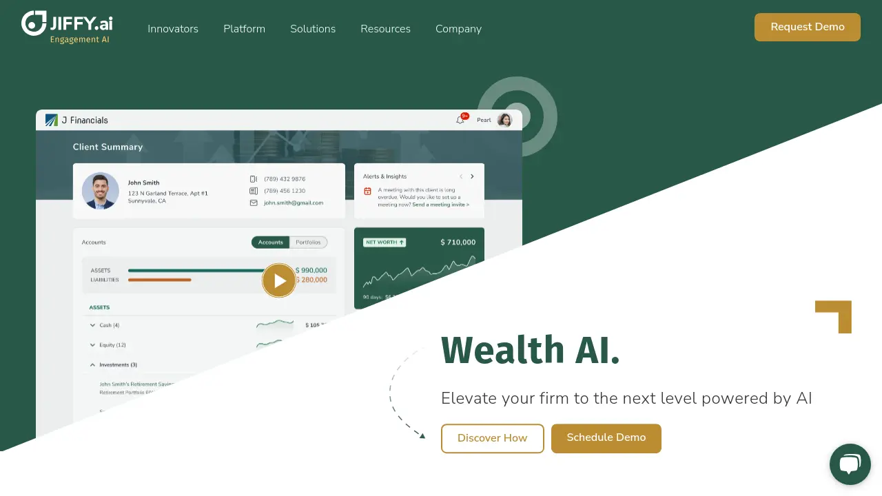 Screenshot of JIFFY.ai