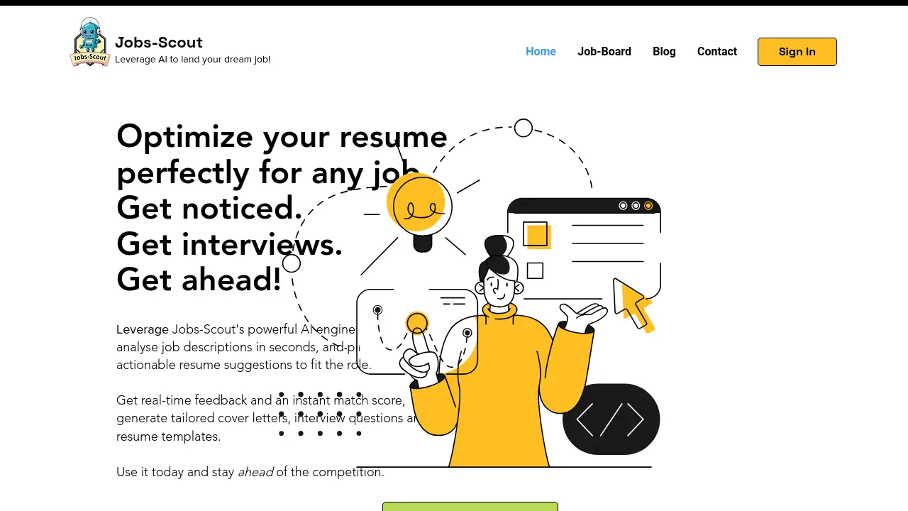Screenshot of Jobs-Scout
