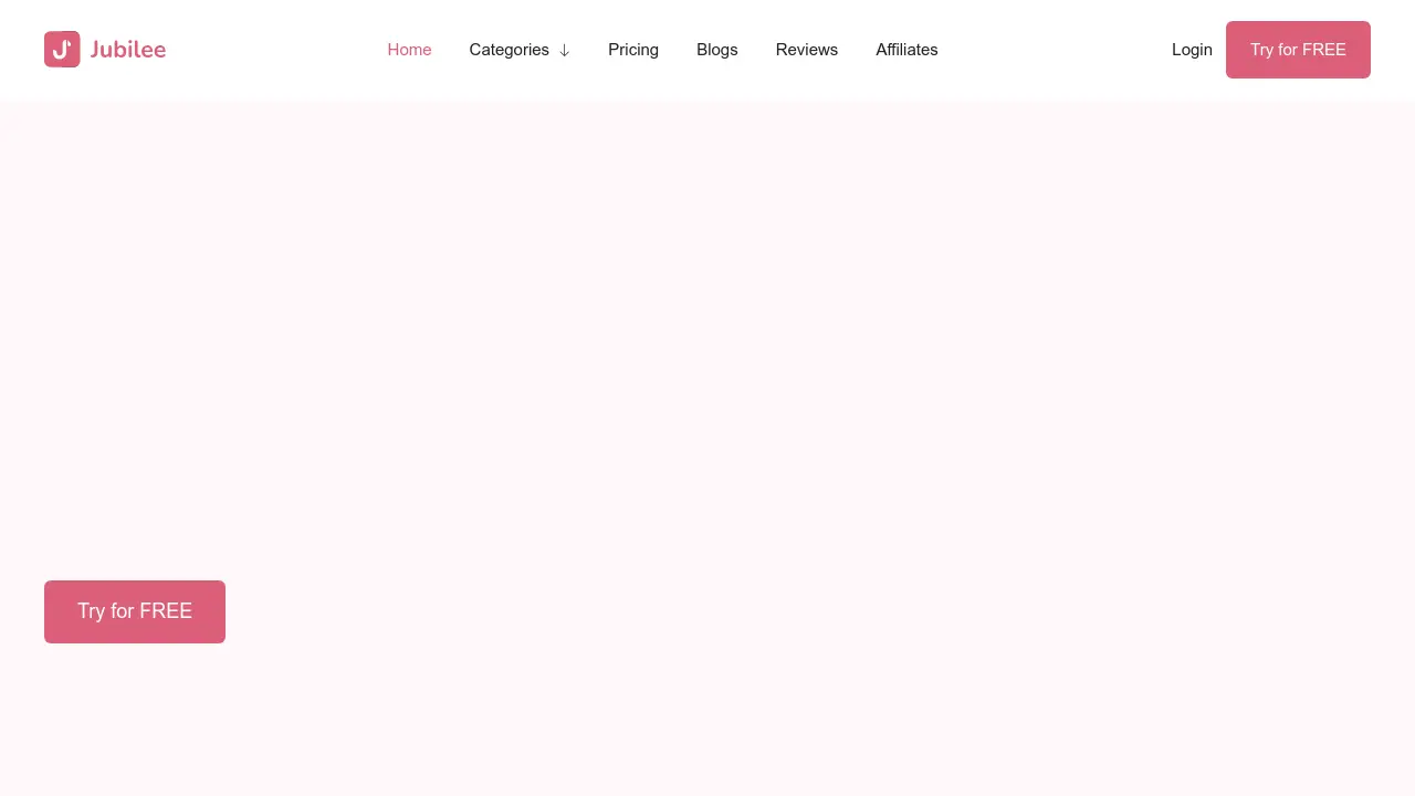 Screenshot of Jubilee