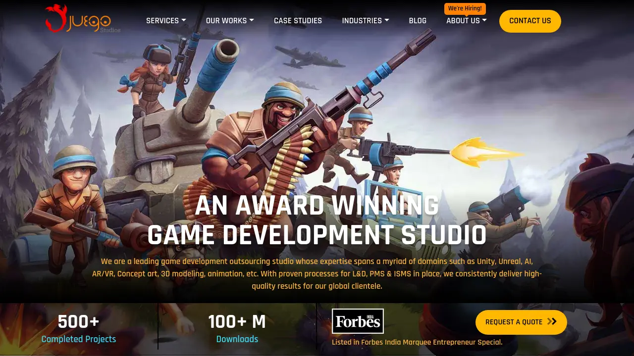 Screenshot of Juego Studios