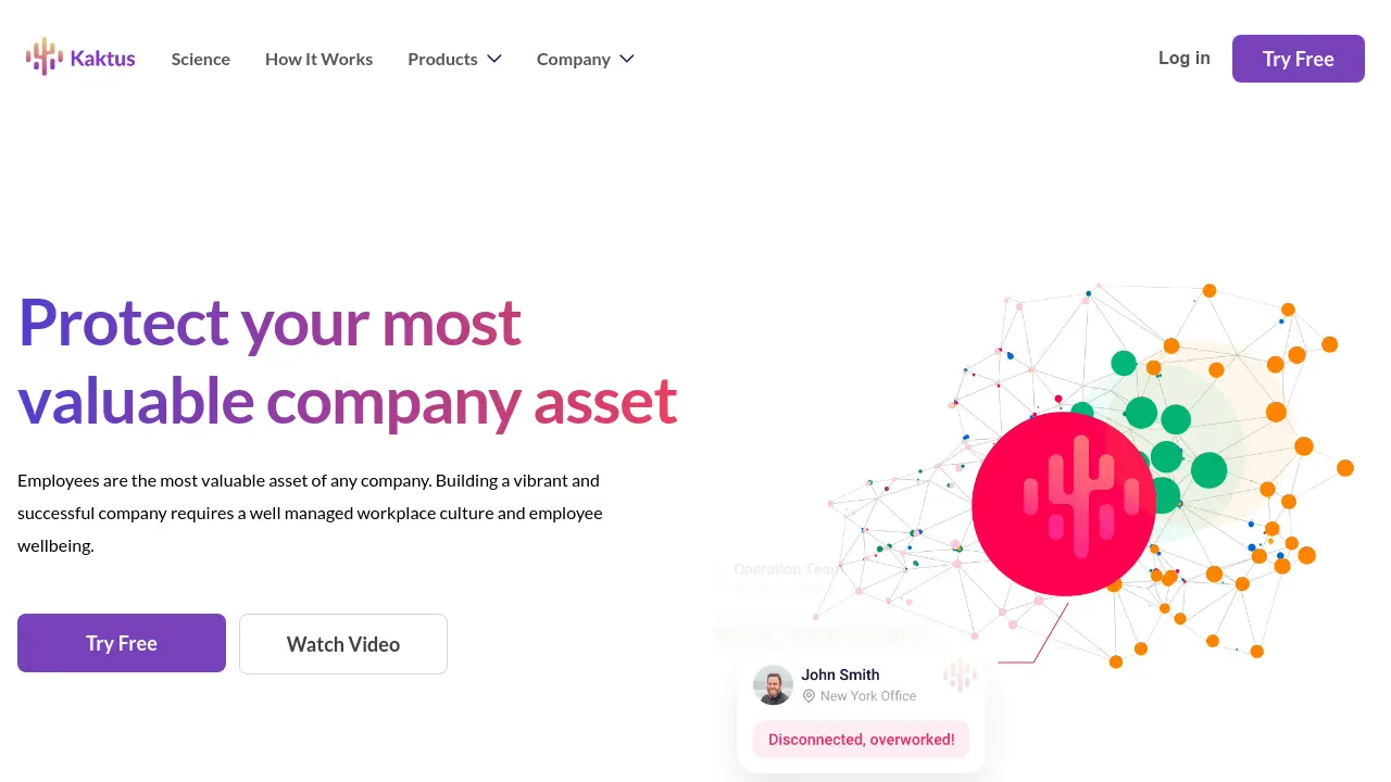 Screenshot of Kaktus AI