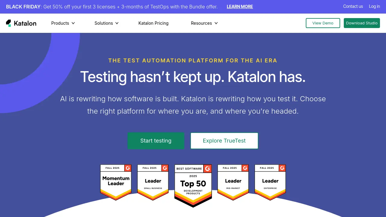 Screenshot of Katalon