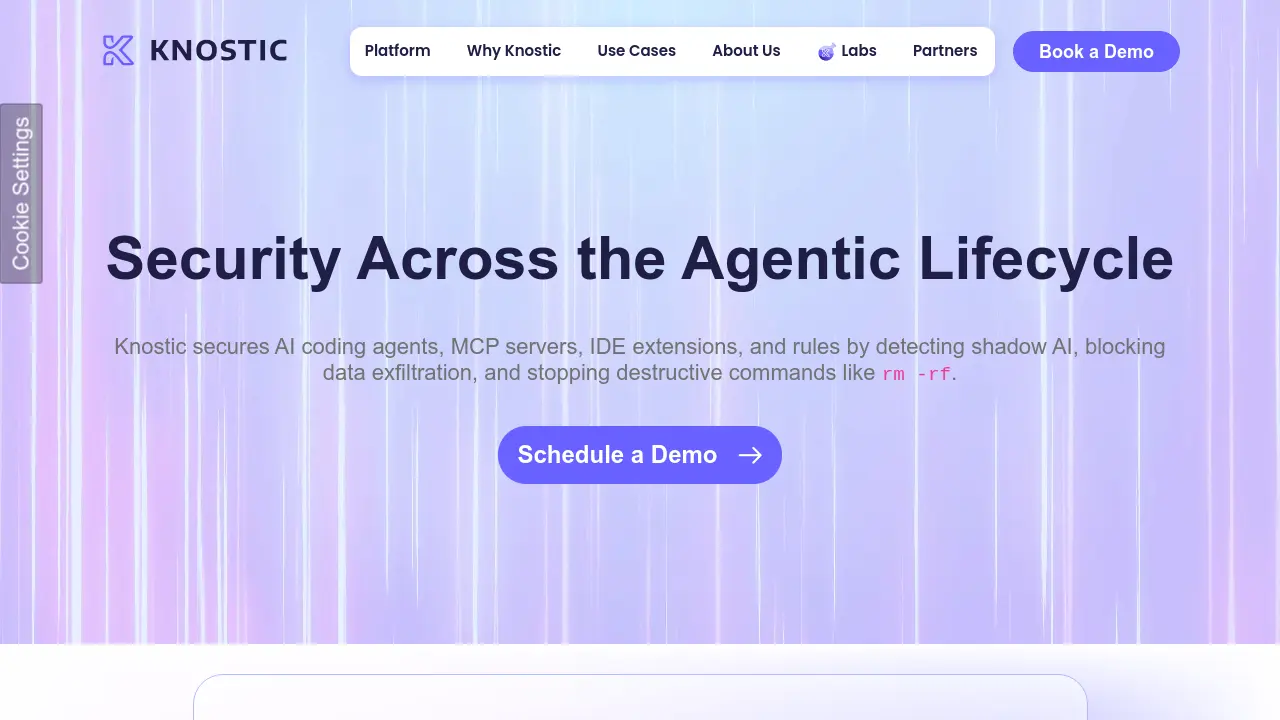 Screenshot of Knostic