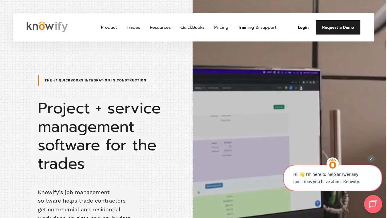 Screenshot of Knowify