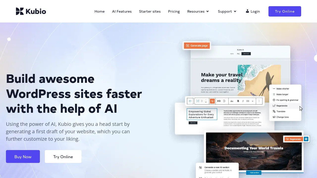 Screenshot of Kubio