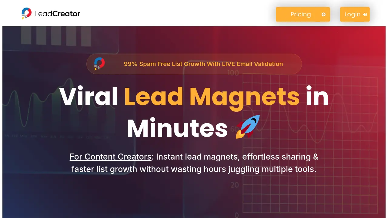 Screenshot of LeadCreator